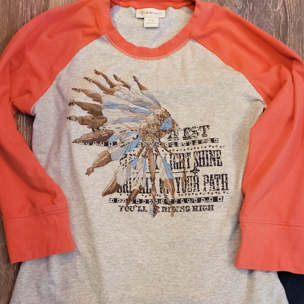 Ariat 3/4 sleeve shirt